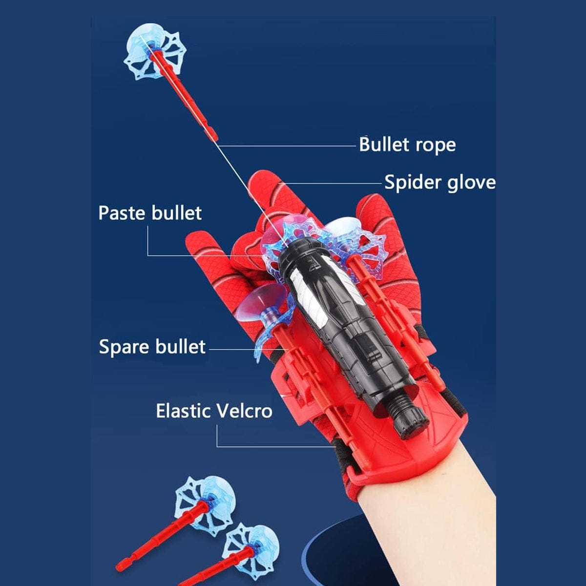 Spider Web Shooter Glove Toy for Kids